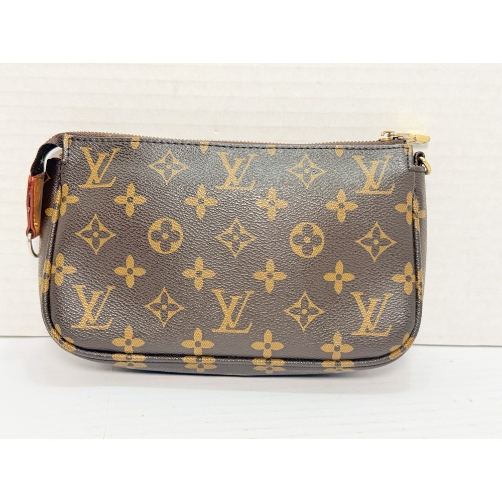 Authentic Louis Vuitton Pochette Accessoires M51980 Monogram Pouch France